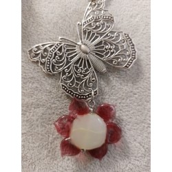 Колье, лэмпворк, японский лэмпворк, филигрань США